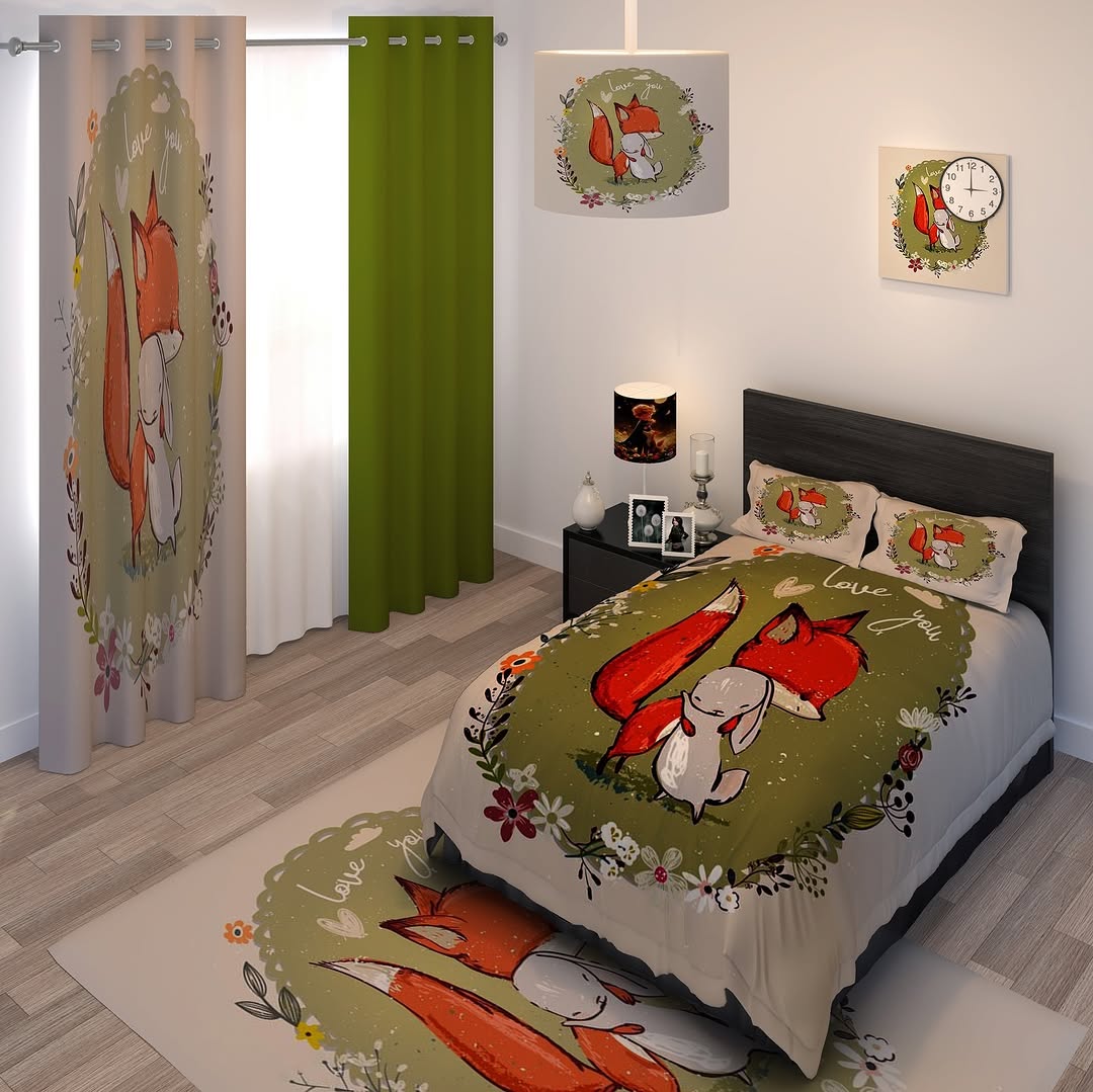 ست روتختی پرده فرشینه روفرشی اکسسوری انیل